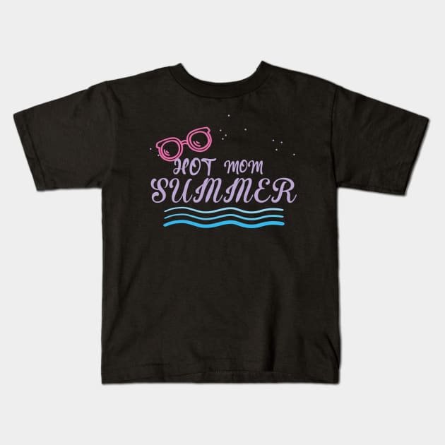 hot sexy mom summer Kids T-Shirt by tedd